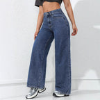 Women's Loose Straight Wide Leg Jeans