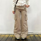 Fashion Street Casual American Worn Looking Washed-out Jeans