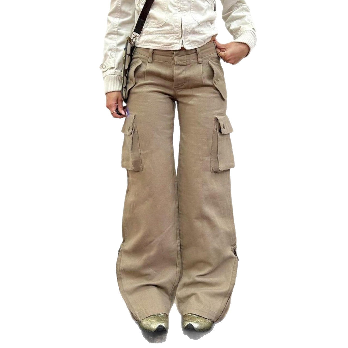 Fashion Street Casual American Worn Looking Washed-out Jeans