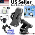 360Universal Mount Holder Car Stand Windshield For Mobile Cell Phone GPS